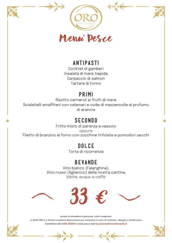 Oro Ristorante Giussano